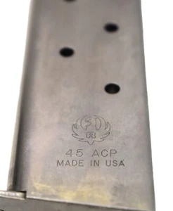 RUGER FACTORY 8-Round 45 acp MAGAZINE fits RUGER SR 1911 45acp pistol MINTY OEM - Picture 1 of 10