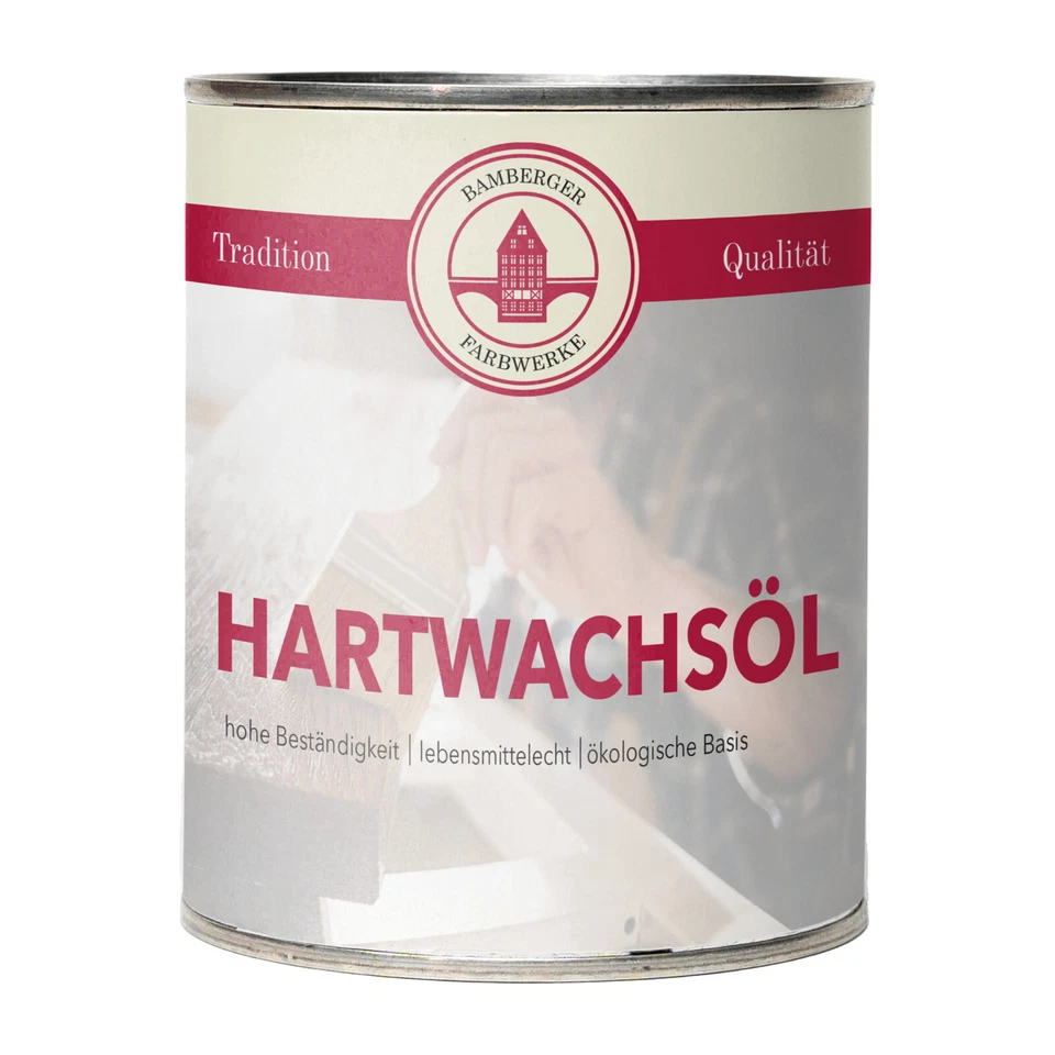 Hartwachsöl Seidenmatt Holzöl Parkettöl Möbelöl Hartöl Möbel Farblos Innen - Bild 1 von 4