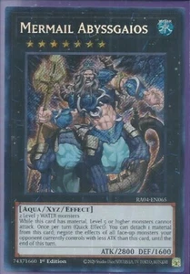 Yugioh Mermail Abyssgaios Secret Rare RA04 - Picture 1 of 1