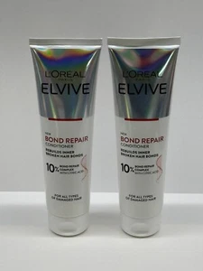 2x L'Oreal Elvive Bond Repair Conditioner 150ml Rebuild Inner Broken Hair Bonds - Picture 1 of 7