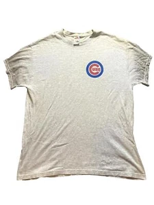 VTG Chicago Cubs Shirt Adult Extra Large Heather Gray MLB Baseball 90s Mens - Picture 1 of 14