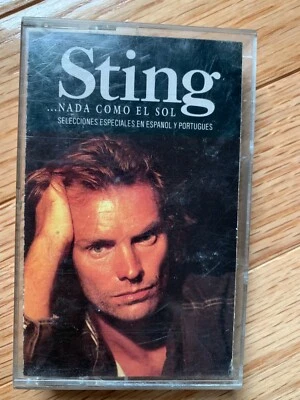 Sting in Spanish Nada Como El Sol Cassette Tape 1988 Songs in Espanol - TESTED - Image 1 of 4