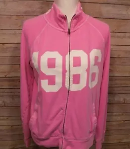 Victoria's Secret PINK Sweatshirt Jacket Full Zip Front Medium - Picture 1 of 6