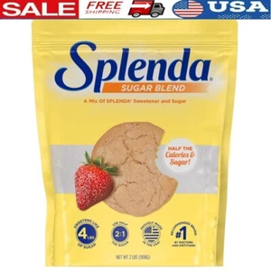 Sugar Baking Blend Sweetener (2 lb) For Cakes Brownies Half Calories Resealable - Picture 1 of 6