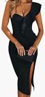 Sexy yet Elegant - LBD- Decoded Black Strapless Bandage Dress - Size Large