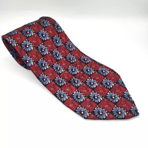 Ermenegildo Zegna Red 61 inch 100% Silk Mens Tie - Picture 1 of 3