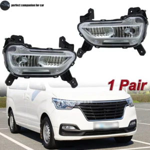 1 Pair Front Bumper Fog Light Fog Lamp For Hyundai Grand H1 2018 2019 2020 2021 - Picture 1 of 7