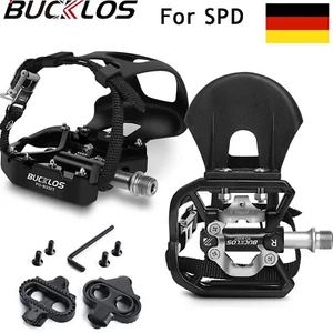 Fahrrad Top Clip Pedale Mountainbike Pedale Fit SPD Selbsthemmende Plattform MTB - Bild 1 von 12