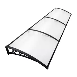 Instahut DIY Window Door Awning Shade 1 x 3m - Transparent - Picture 1 of 8