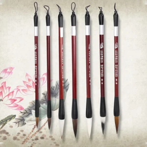 7Pcs Calligraphy Pens Chinese Brushes Set for Painting Writing Art Drawing New - Picture 1 of 11