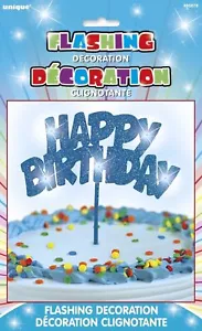 Cake Topper Blu Lampeggiante Sparkle (E) - Foto 1 di 1
