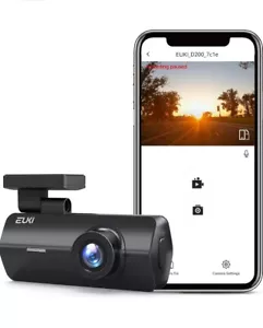 Cámara de tablero de coche Euki D200 2.5k FHD wifi modo de estacionamiento control de aplicaciones visión nocturna - Imagen 1 de 18
