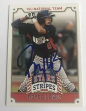2015 Panini Stars And Stripes #85 Royce Lewis Signed Autographed Card 15U Team