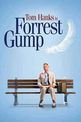 1994 Forrest Gump Movie Poster 11X17 Tom Hanks Sally Field Jenny Bubba 🍿