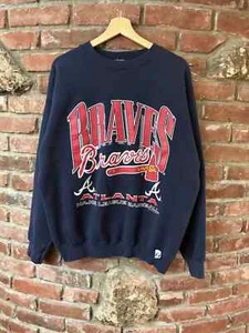 Vintage 90s Atlanta Braves 1996 Crewneck Sweatshirt AN41846 - Picture 1 of 2
