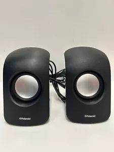 Polaroid SP-U115 2.0 PC Speaker Pair / Tested Working - Picture 1 of 7