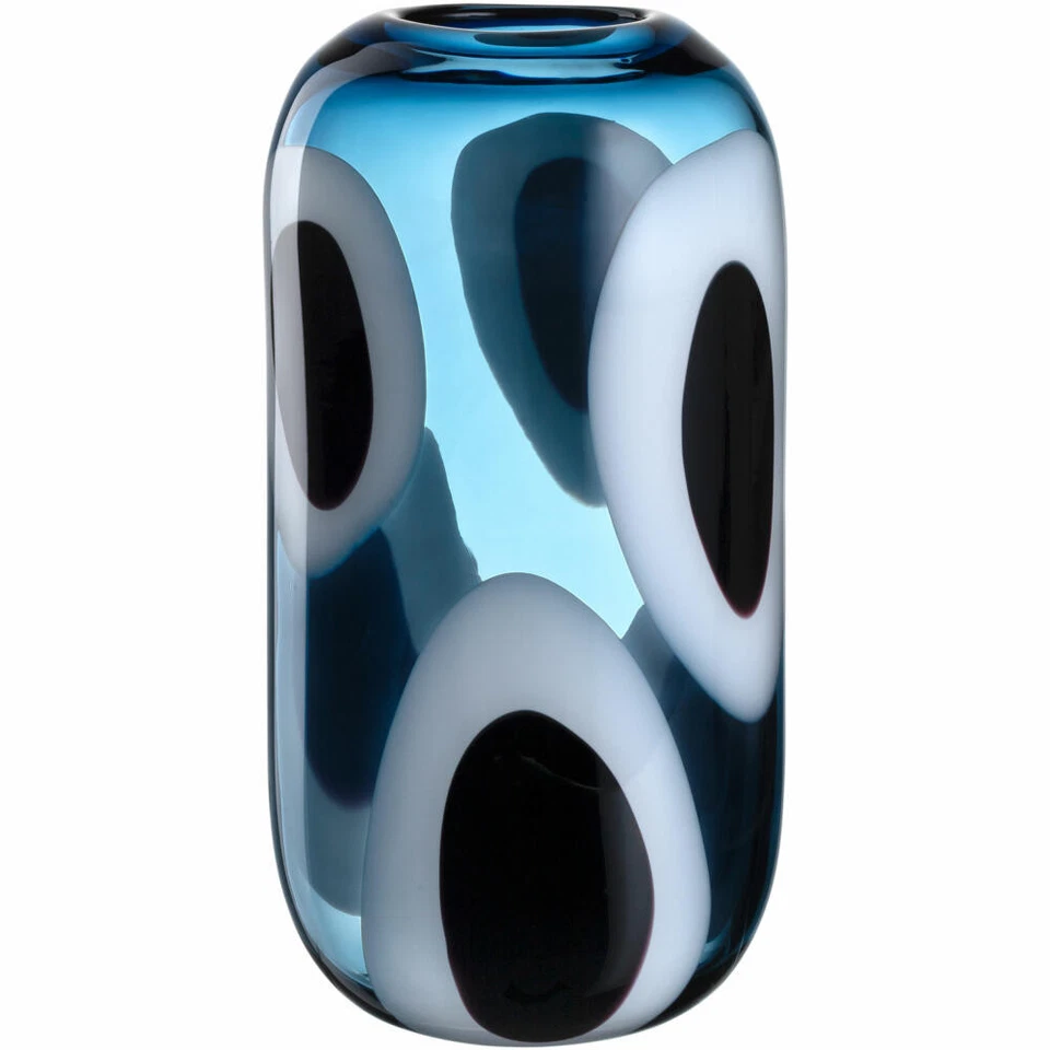 Leonardo Vase Occhi Blu, Blumenvase, Dekovase, Glasvase, Glas, H 32.5 cm, 047510 - Bild 1 von 4
