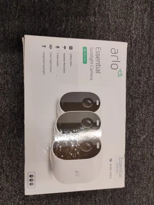 Arlo VMC2330-100NAS Wireless Indoor/Outdoor 3 Spotlight Security Camera Obn A1 - Image 1 of 3