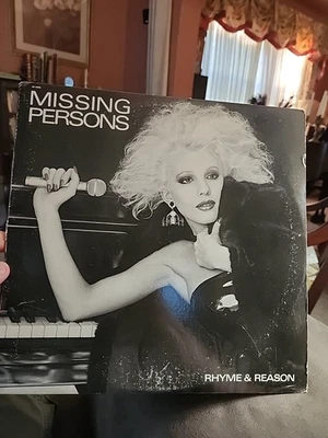 Missing Persons Rhyme & Reason 1984 12 Vinyl LP Record Elektra Records VG++ - Image 1 of 4