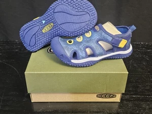 Keen Stingray Shoes Youth Size 11 Water Sandals Kids Aqua Stop Cobalt Blue - Picture 1 of 8