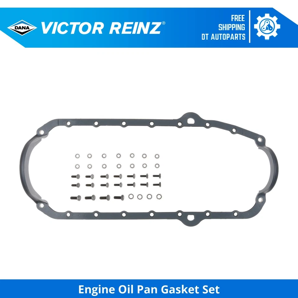 For 1975-1985 Chevrolet K10 Suburban Engine Oil Pan Gasket Set Victor Reinz 1976 - Image 1 of 1