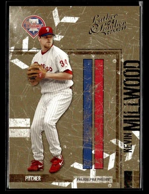 2004 Donruss Leather & Lumber #114 Kevin Millwood Card Philadelphia Phillies — 第 1/2 张图片
