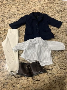 American Girl Doll Blue Ribbon Horse Riding Outfit Pleasant Company - INCOMPLETE - Picture 1 of 13