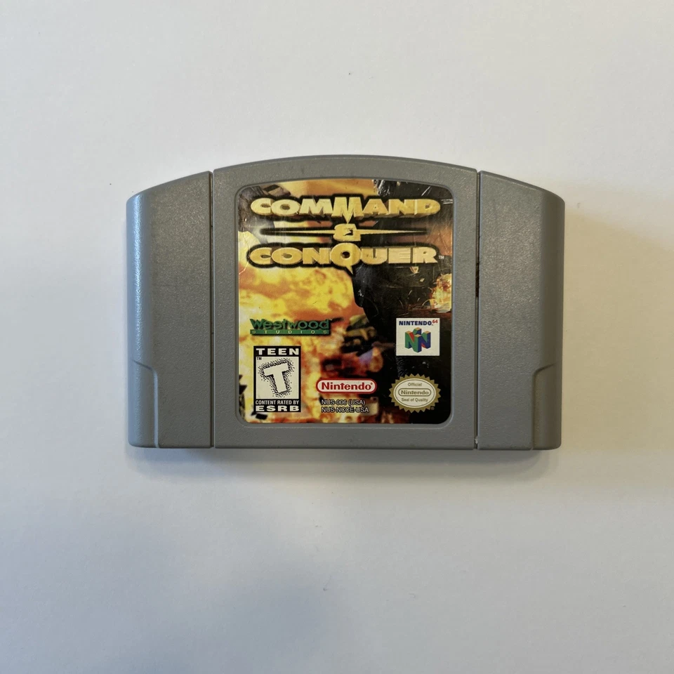 Command & Conquer (Nintendo 64 N64, 1999) - Authentic Cartridge Only - Tested  - Image 1 of 2