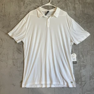 Vuori Poloshirt Herren XXL Strato Tech Performance Hybrid Stretch Weiß Neu mit Etikett - Bild 1 von 7