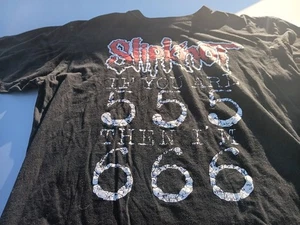 Vintage Slipknot Shirt 00s Y2k 555 666 Heavy Metal Band Konzert Tour Merch SIS XL - Bild 1 von 6