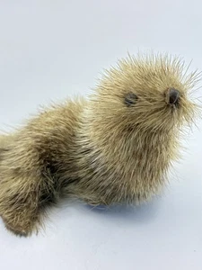 Vintage Seal made Real Fur -Inuit / Canadian - Seal Pup - Picture 1 of 11