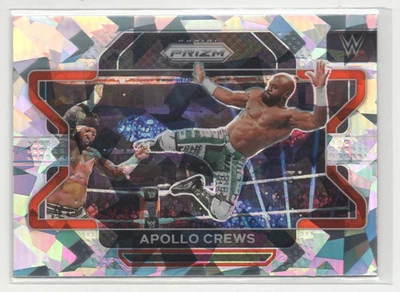 2022 Panini Prizm WWE Ice Apollo Crews #RAW - Image 1 of 2