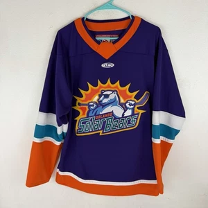 Orlando Solar Bears Hockey AK ECHL maglia cucita adulto taglia small - Foto 1 di 4