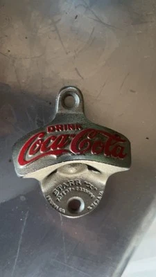 VINTAGE COCA-COLA STAR "X" BOTTLE OPENER 1925 PATENT 3 Made In Germany - Image 1 of 2