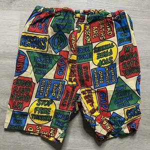 Pantalones Cortos Arte Pop Campus De Colección Raros Años 60 Dilo Divertido Dicen Dices Talla 10 Cintura 25 - Imagen 1 de 6