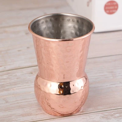 400ml Rose Copper Cup Shot Glasses Retro Wine Goblet Toasting - Image 1 of 4