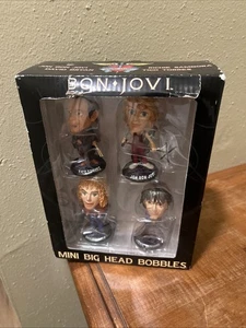 Forever Collectibles - Bon Jovi Mini Big Head Bobbles Set 2009 FREE SHIPPING - Picture 1 of 13