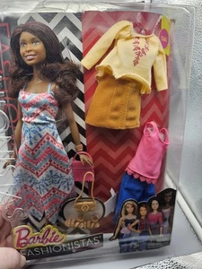 BARBIE FASHIONISTAS BOHO FRINGE 45 TALL African American AA MATTEL 2015 - Picture 1 of 9