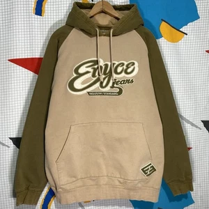 Vintage Y2K Enyce Buckle Hoodie Med Brown Skater Grunge Surf Streetwear Pullover - Bild 1 von 14