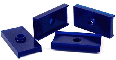 Juego de almohadillas aislantes de resorte trasero base SuperPro para 1956 MG MGA Foto 1 de 4