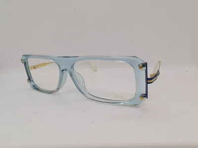 Vintage Cazal 633 Square Sunglasses - Translucent Light Blue Frame - Image 1 of 4