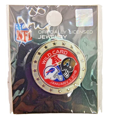 Jacksonville Jaguars VS Buffalo Bills Game Day Pin 1/7/2018 Wild Card Everbank - Image 1 of 3