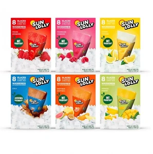 Sun Lolly Wassereis Mischung 12 Kartons à 8 x 60ml (480ml) und 7 x 60ml (420ml) - Bild 1 von 2