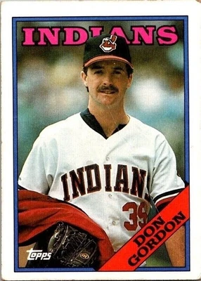 Don Gordon Cleveland Indains 144 Topps 1988 Baseball Card - Image 1 of 2