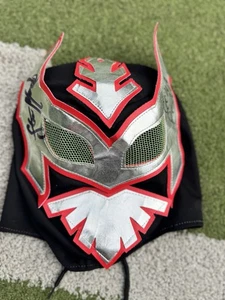 Maschera da wrestling Luchador Lucha Libre AUTOGRAFATA Rey Mysterio - Foto 1 di 9