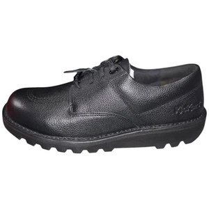 Men’s Kickers Kick Lo Tumble Leather,Black, UK 8 EUR 42 Brand New Formal Shoes - Picture 1 of 6