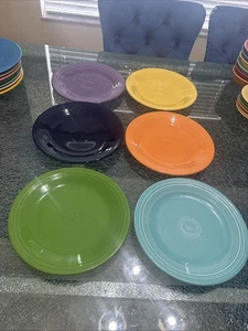 Platos de cena vintage Fiestaware (LOTE DE 6) - Imagen 1 de 5