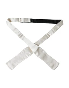 Corbata De Hombre Dolce & Gabbana De Seda Blanca Slim Skinny Authentic - Imagen 1 de 3