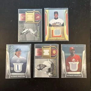5x SP Legendary Cuts Ultimate Swatches Lot - Smith Young Drysdale Marichal Cards - Picture 1 of 11