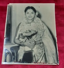 Indian Movie Film Actress Padmini Signed 1958 Photograph